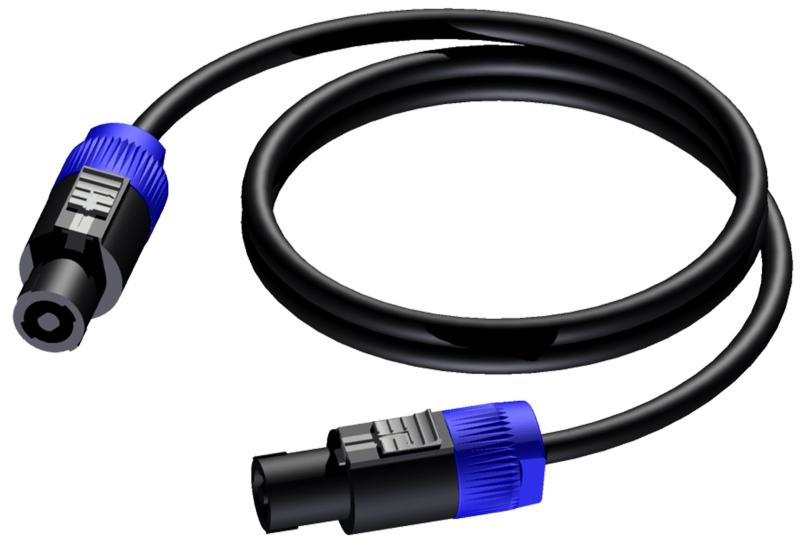 Procab CAB502 - Speakon Højttalerkabel 2x2,5mmÂ² 20 meter