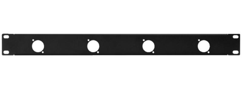 RCP-8730U Rackpanel - 4 x D-Size hul - 19"/1Unit