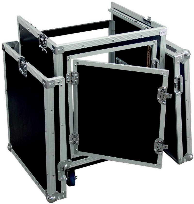 Roadinger Kombi Rack med hjul - 10Unit lodret / 10Unit Vandret