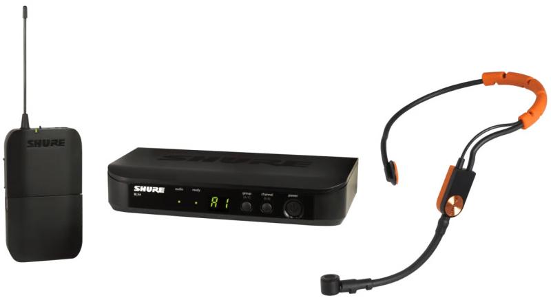Shure BLX14E/SM31 Trådløs Lommesender system med Fitness Headset - Bånd S8