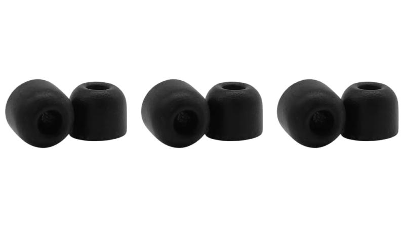 Shure EACYF1 - Skum sleeves Sort - 6 pack X-Small