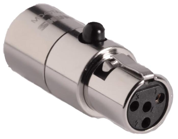 Shure MD40 TA4F Adaptor med Microdot - TQG(TA4F) stik