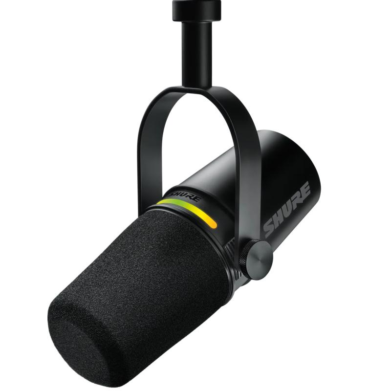 Shure MV7+ Podcast Mikrofon med USB og XLR udgang - Sort
