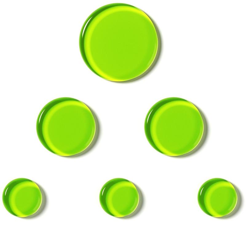 SlapKlatz Mini - 6 pack Alien Green