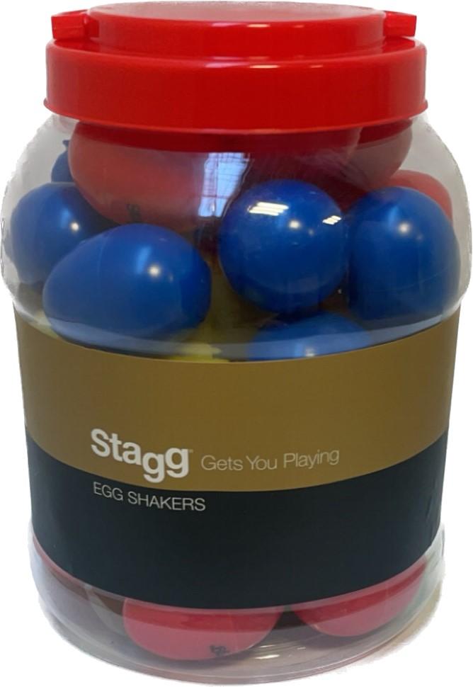 Stagg Rytmeæg / Rasleæg box med 40 stk. assorteret
