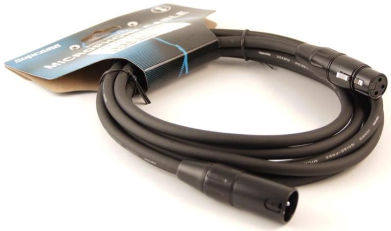 Supreme 3Pol XLR Han - XLR Hun Mikrofonkabel 9 meter
