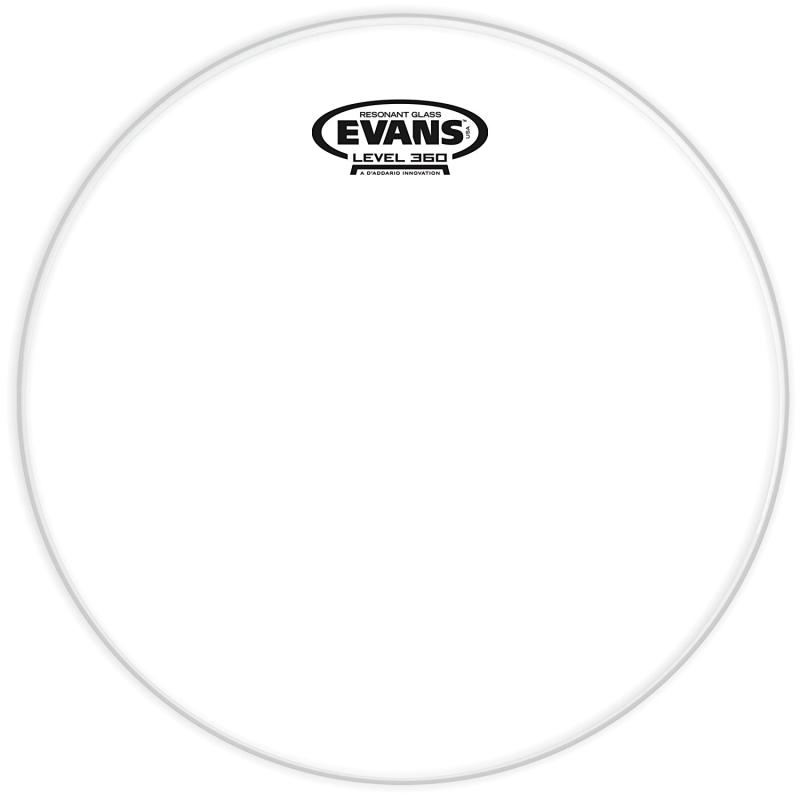 Evans Resonant Clear / Sort Coated Trommeskind 15 Coated