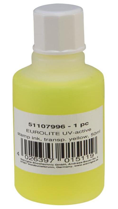 Eurolite UV Stempel væske 50ml Gul