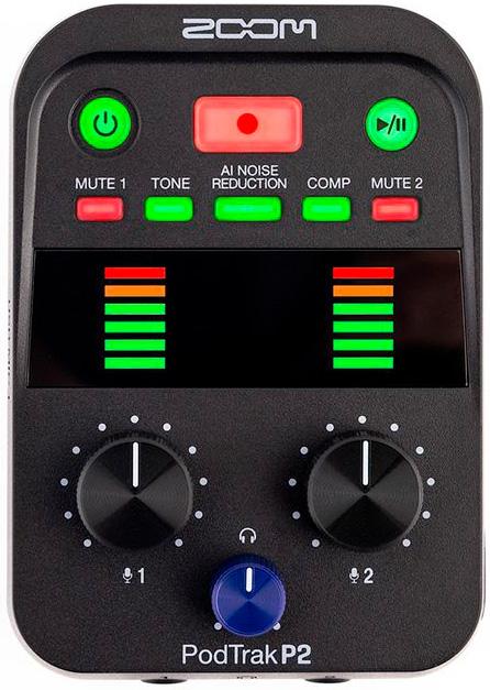 Zoom PodTrak P2 Podcast Recorder