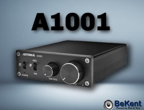Aiyima A1001 Hi-Fi Forstærker 100W helt ned til 2 ohms belastning & Subwoofer Funktion