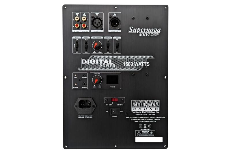 Earthquake MKVI DSP Forstærker -1000W RMS, DSP-Kontrol