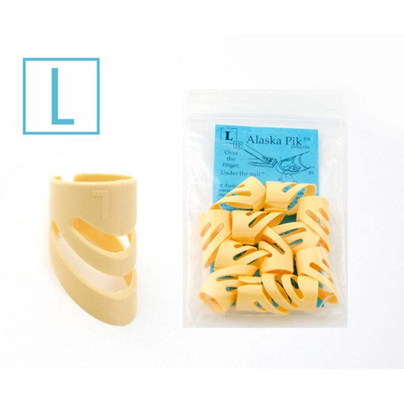 AlaskaPik plastic large fingerplektre (12 stk)