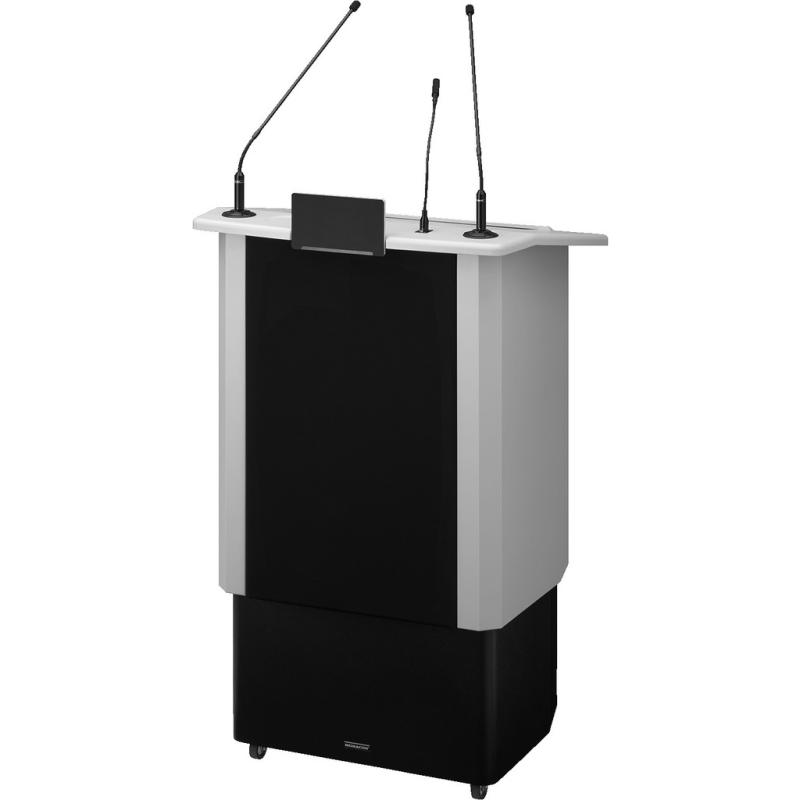 Professionel Talerstol med Lydsystem - SPEECH-500/GR - Chrome Finish