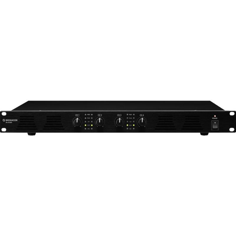 PA-4120D 4-Kanal Digital Forstærker 4x120W - Effektiv Lydinstallation