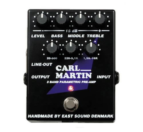 Carl Martin 3 Band Parametric  Pre-Amp guitar-effekt-pedal