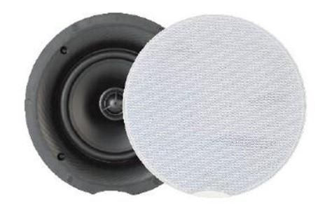 BeKent CB8: Hi-fi Indbygningshøjttaler, god lyd, 80W - Hvid