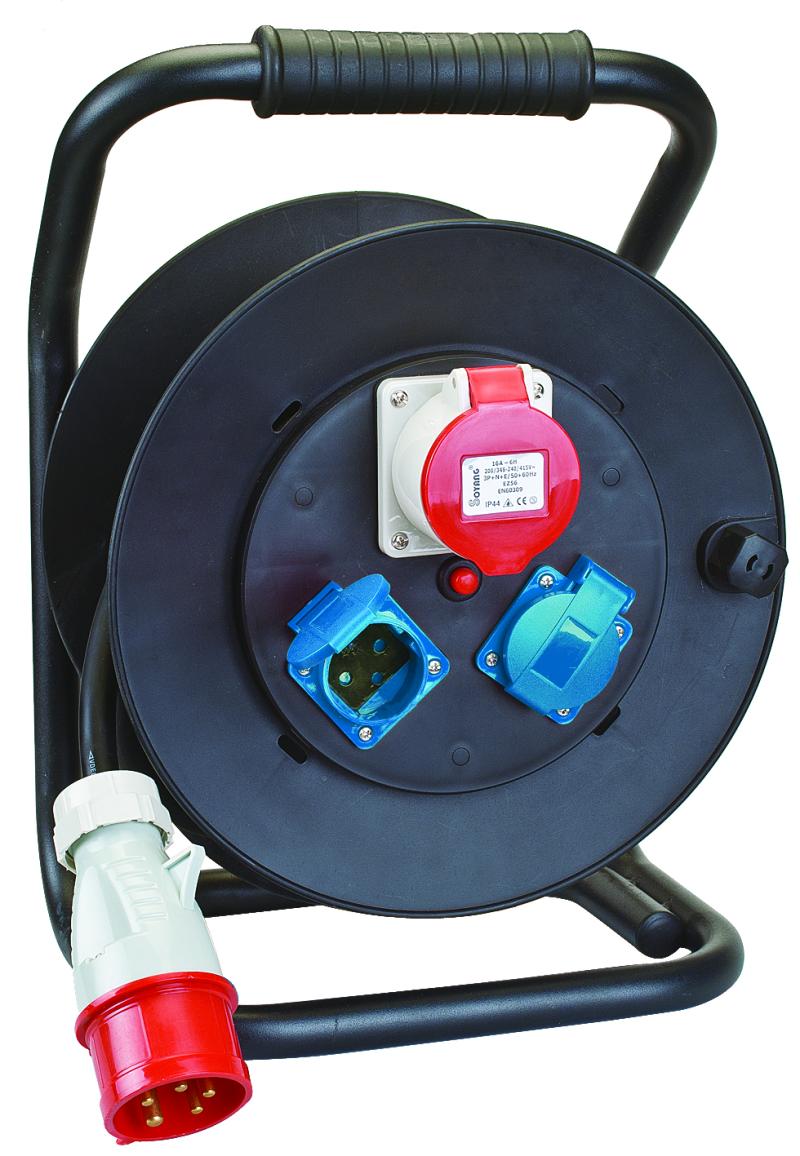 CEE Kabeltromle 400v med DK - 20m