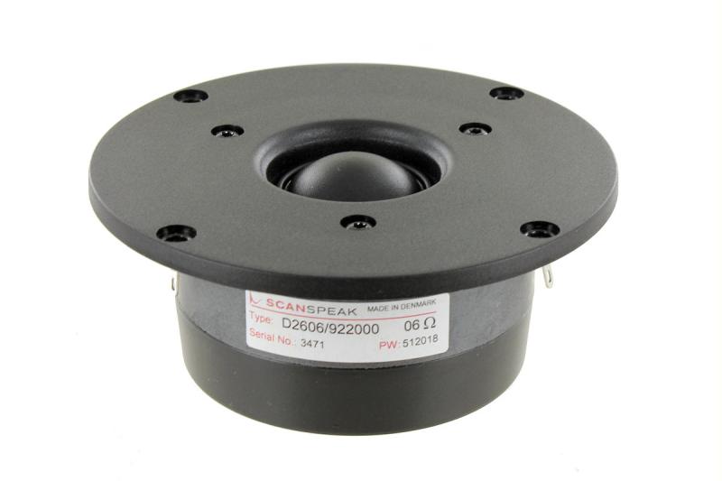 Scan-Speak 1" soft dome D2606/922000 Diskant højttalerenhed