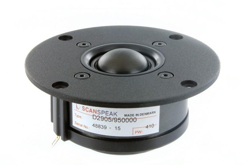 Scan-Speak Classic 1" Soft Dome Højttaler, 150W - D2905/950000 Sæt