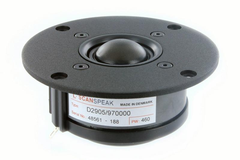 Scan-Speak Classic Diskant 1" Soft Dome D2905/970000 - High-End Lyd, 225W RMS