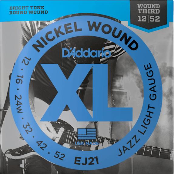 Daddario EJ21 El-guitar strenge 0.12 - 0.52