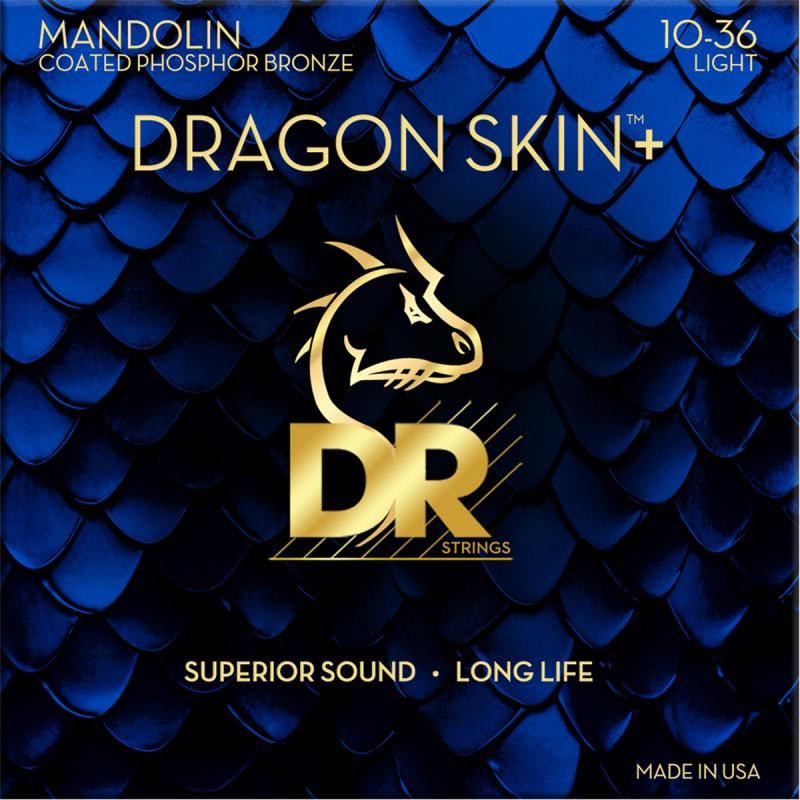 Dr Strings DMP-10 Dragon skin+ mandolin-strenge, 010-036