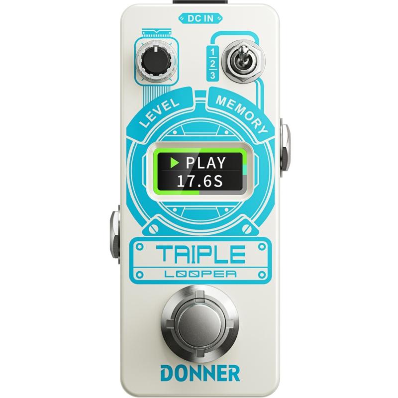 Donner Triple Looper guitar-pedal