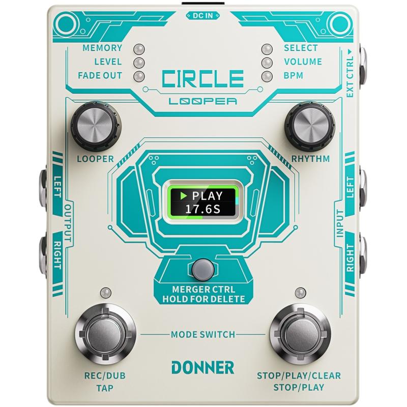 Donner Circle Looper guitar-pedal