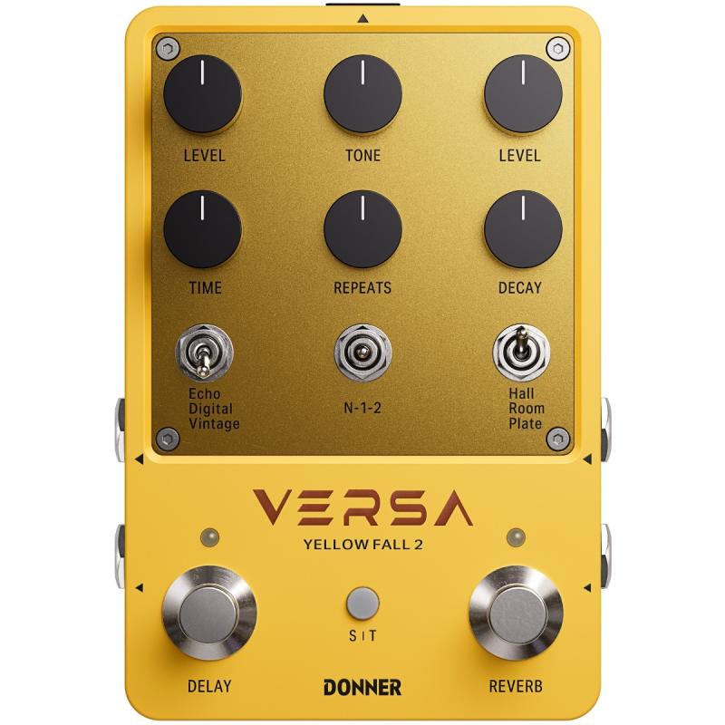 Donner Versa Yellow Fall 2 guitar-effekt-pedal