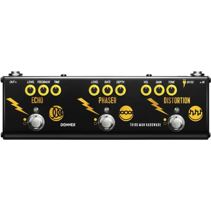 Donner Triple Threat guitar-multieffekt-pedalboard