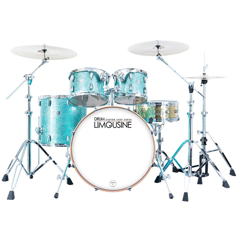 Drum Limousine Custom Shop  22 TS trommesæt turquoise sparkle
