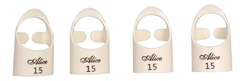 Alice AP-4M2 15 mm fingerplektre (4 stk)