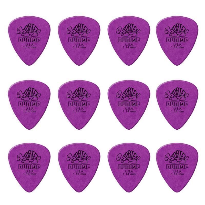 Dunlop Tortex Standard 1,14 mm plektre (12 stk.)