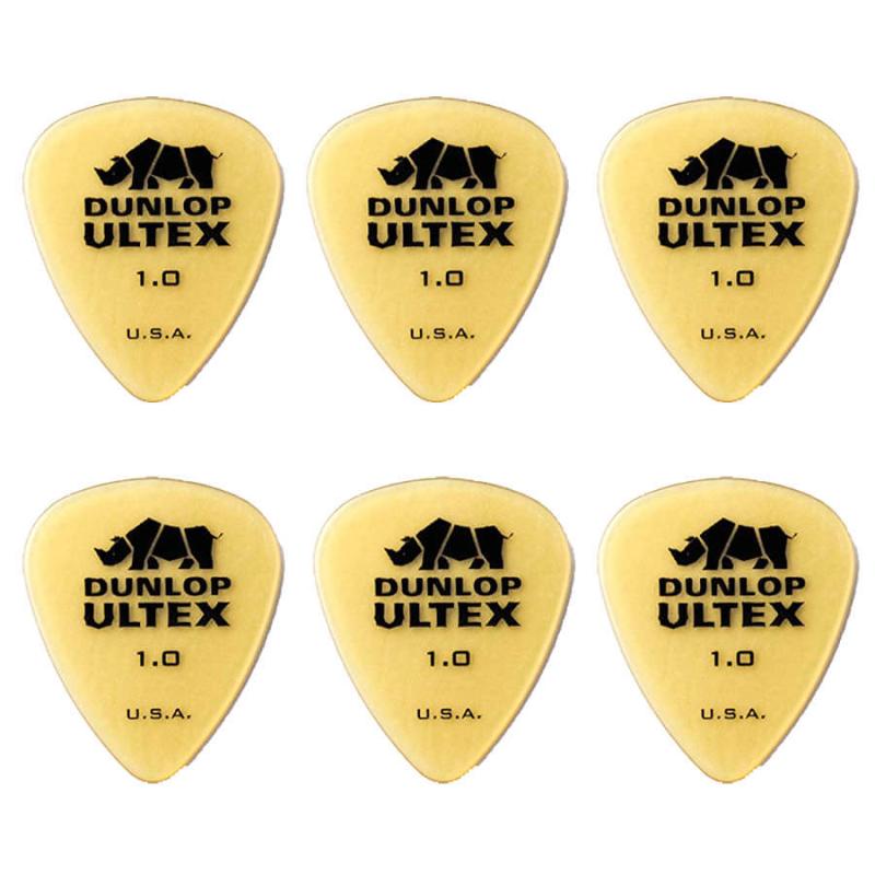 Dunlop Ultex Standard 1,0 mm plektre (6 stk.)