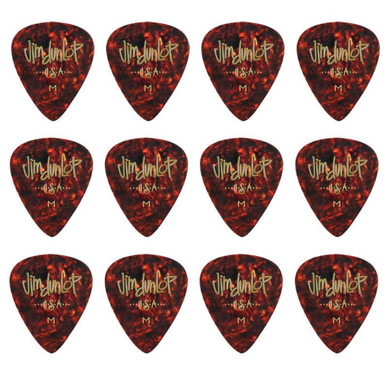 Dunlop Shell Classics Medium plektre (12 stk.)