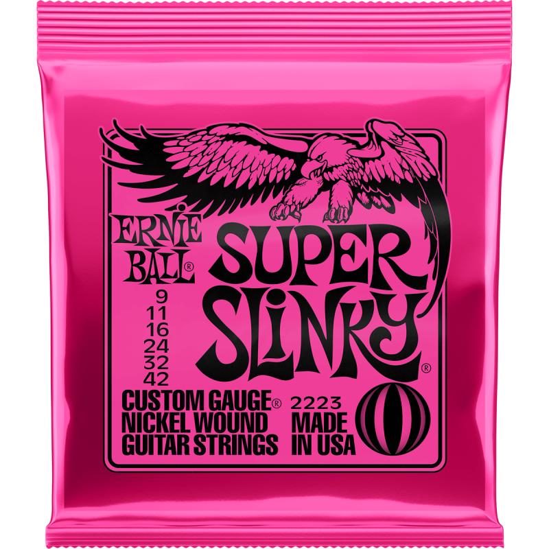 Ernie Ball 2223 Super Slinky el-guitar-strenge, 009-042