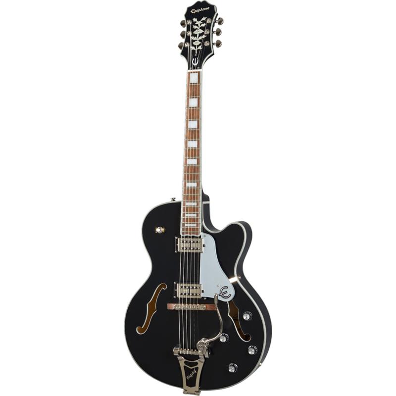 Epiphone Emperor Swingster el-guitar black aged gloss