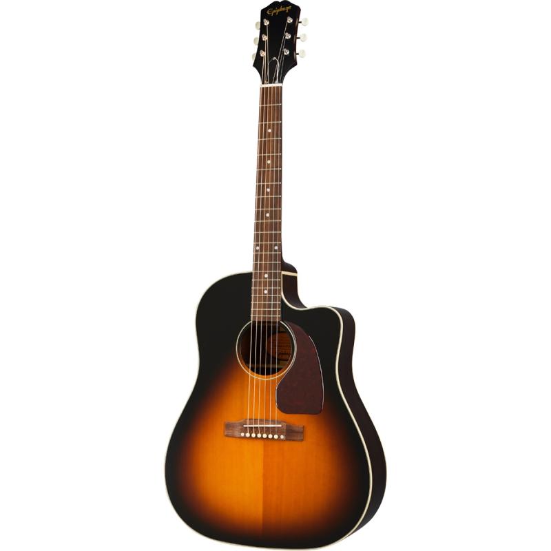 Epiphone Inspired by Gibson J-45 EC western-guitar aged vintage sunburst gloss