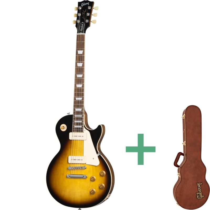 Gibson Les Paul Standard '50s P-90 el-guitar tobacco burst