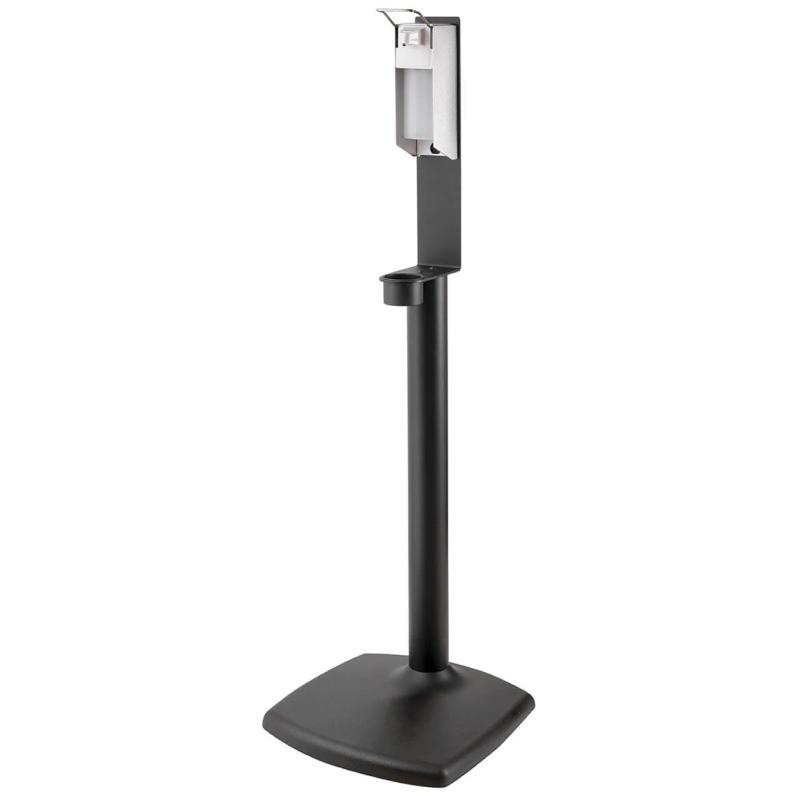 K&M König & Meyer 80358-000-56 håndsprit-stander med dispenser black