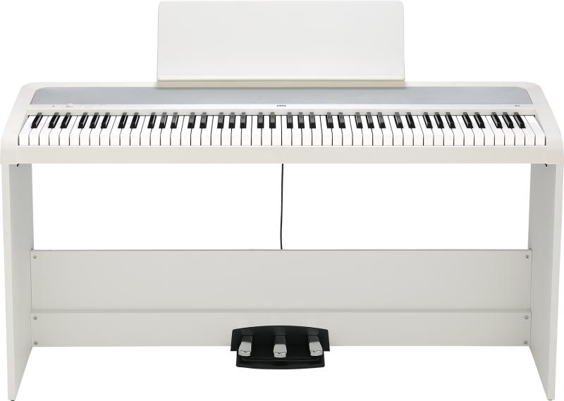 KORG B2SP Digital klaver komplet med ben og pedaler - Hvid