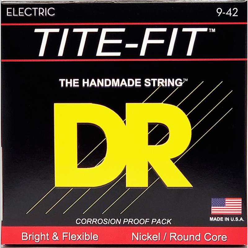 DR Strings LT-9 Tite-fit el-guitar-strenge, 009-042