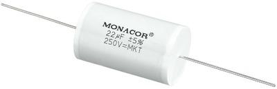 22 uF Monacor MKT Kondensator