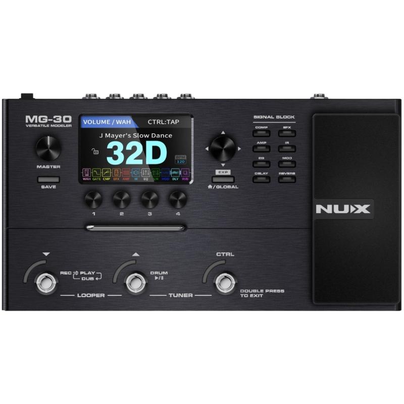 Nux MG-30 guitar-multieffekt-pedalboard