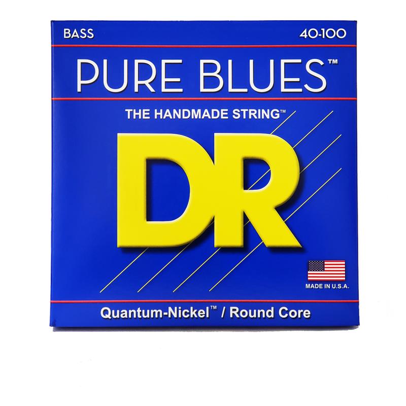 DR Strings PB-40 Pure blues bas-strenge, 040-100