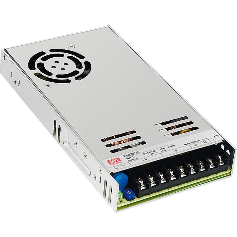 PS-320/24S 320W 24V Strømforsyning - Solid, Kortslutningssikret