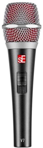 sE Electronics V7 Supercardioid Dynamisk Vokal mikrofon med switch