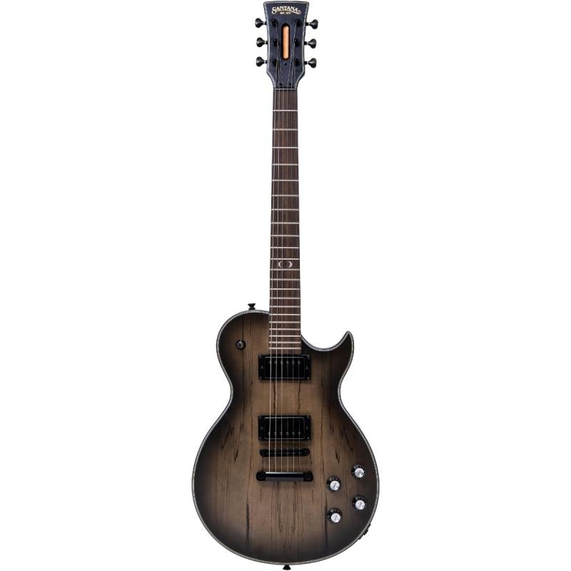 Santana Serpens Deluxe Limited Run BKS el-guitar black satin