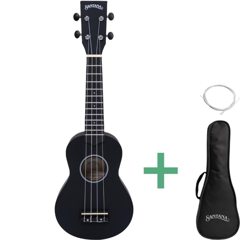 Santana U01 SBK ukulele black