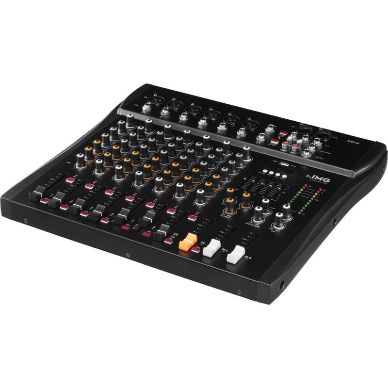 MXR-80 8-Kanal Scene Mixer med Bluetooth og USB Interface